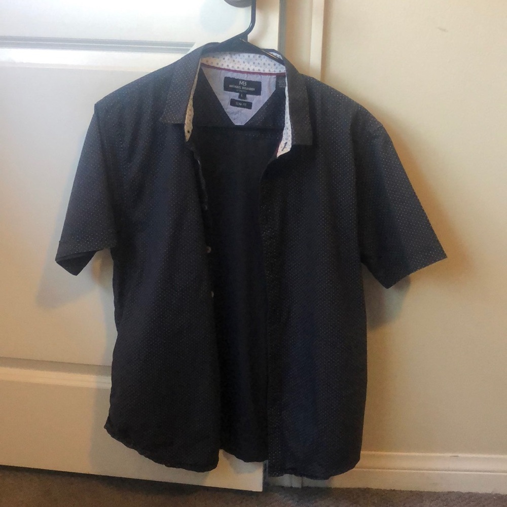 Michael Brandon Slim Fit short-sleeve size LARGE